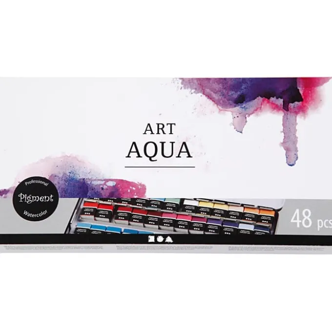 Akvarellfarger Art Aqua, 48 farger