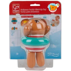 Badelek med opptrekk - Svømmende Teddy