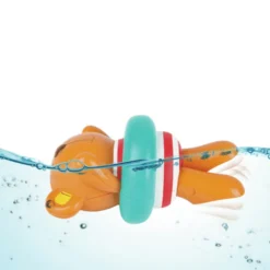 Badelek med opptrekk - Svømmende Teddy