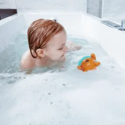 Badelek med opptrekk - Svømmende Teddy