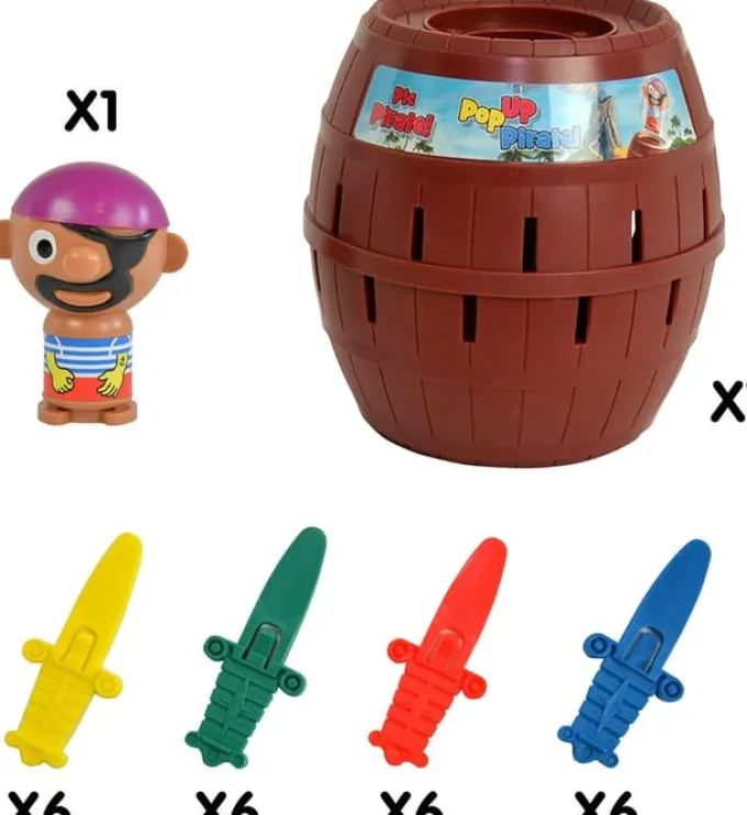 Barnespill - Pop-up pirat