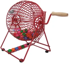 Bingo med trommel, inkl. 90 kuler