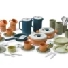 BIO kaffe- & spisesett, 79 deler