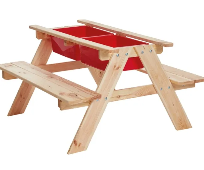Bord- og benkesett til sand, vann og søle