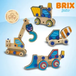 BRIX junior - Arbeidskjøretøy, 114 deler