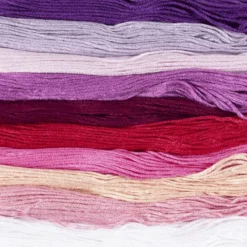 Brodergarn - Lilla & rosa, 10 x 8 meter