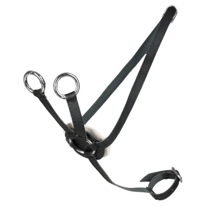 Cheval Roi tilbehør - Martingal, Svart/sølv
