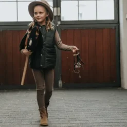 Cheval Roi tilbehør - Tøyle, kryssnesereim, svart
