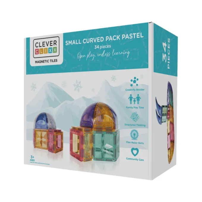 Cleverclixx | Pastell-kupler, 34 deler
