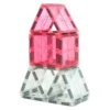 Cleverclixx | Glitter gjennomsiktig/rosa, 16 stk.