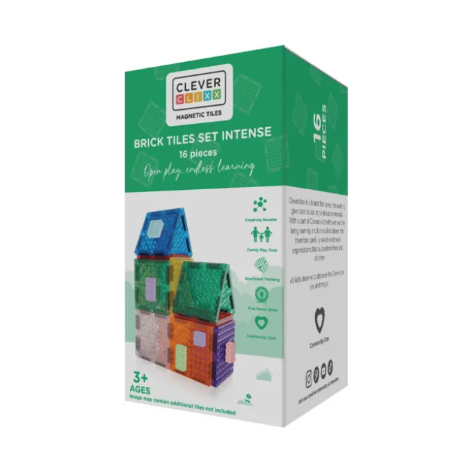 Cleverclixx | Intense Bricks, 16 deler