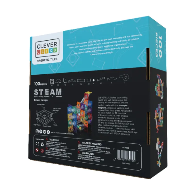 Cleverclixx | Intense kulebane med lys, 100 stk