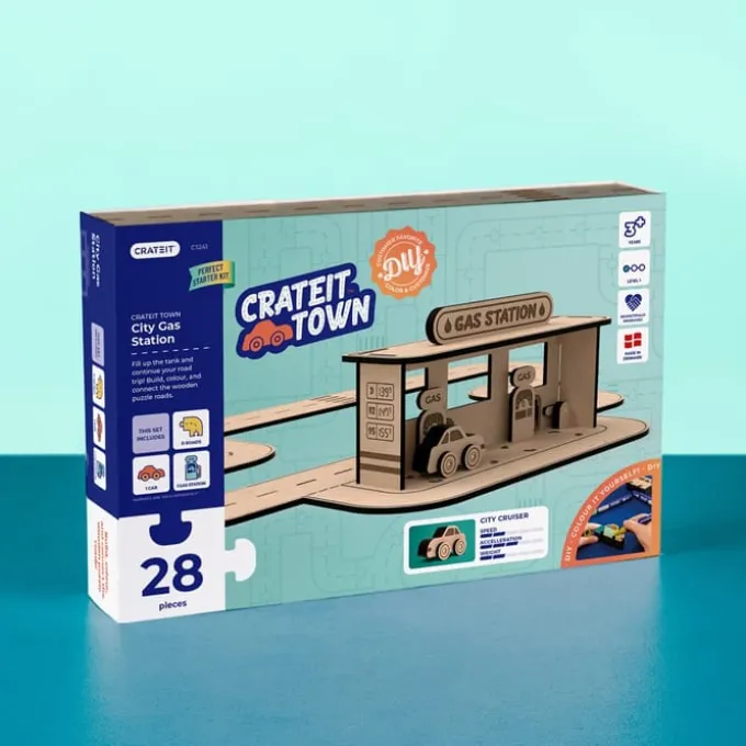 Crateit Town - Byens bensinstasjon, 28 deler