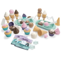 Cupcake- & is-sett med 56 deler
