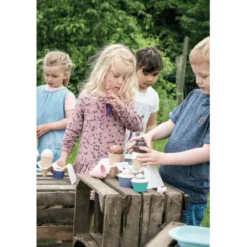 Cupcake- & is-sett med 56 deler