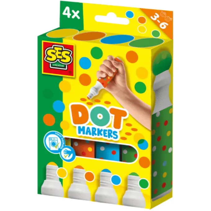 Dot Markers XXL, 4 stk.