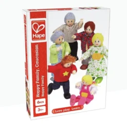 Dukkehusfigurer - Familie, inkl. besteforeldre