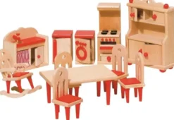Dukkehus tilbehør - Kjøkken, klassisk