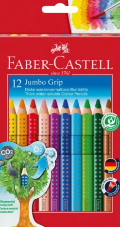 Faber Castell Fargeblyanter Jumbo Grip 12 stk