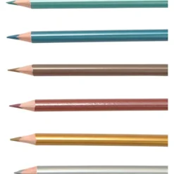 Fargeblyanter - Metallic, 6 stk