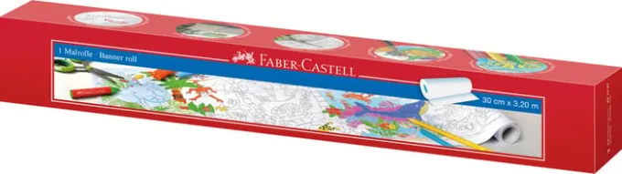 Fargeleggingsrull 30 cm x 3,2 m. (Jungel + Hav)
