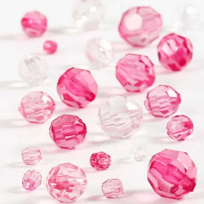 Fasettperlemiks - Rosa, 45 gr.