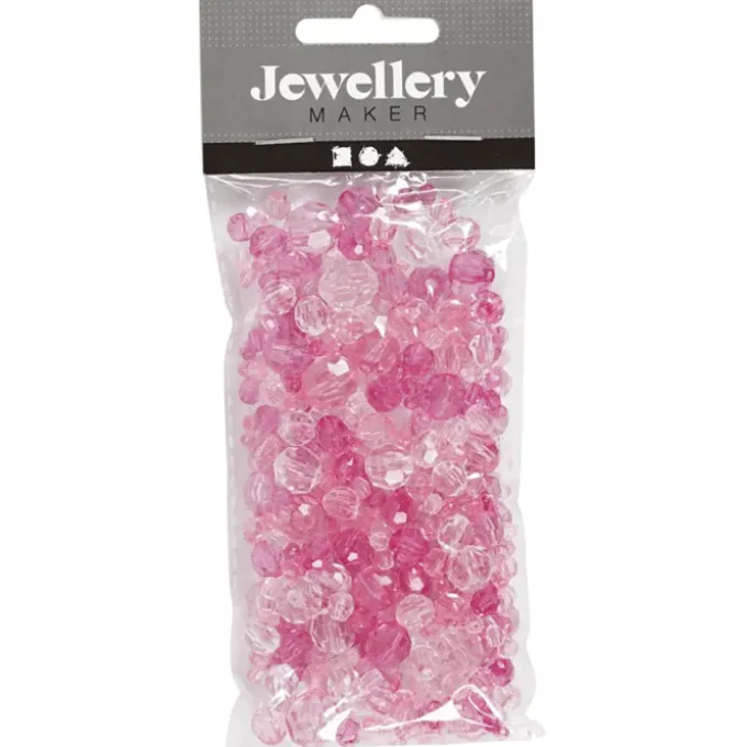Fasettperlemiks - Rosa, 45 gr.