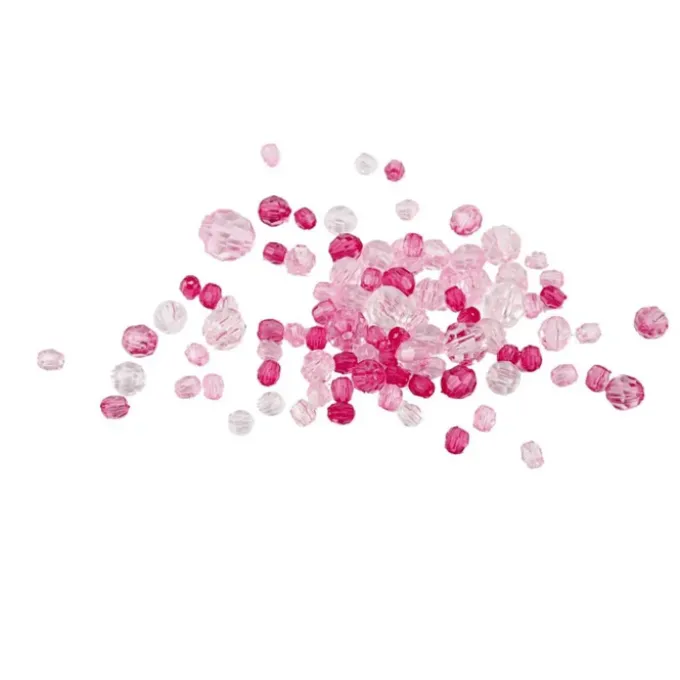 Fasettperlemiks - Rosa, 45 gr.
