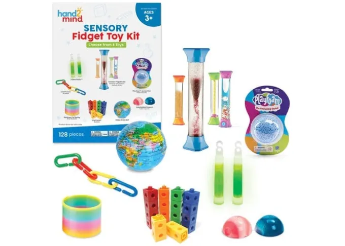 Fidget kit i 8 deler