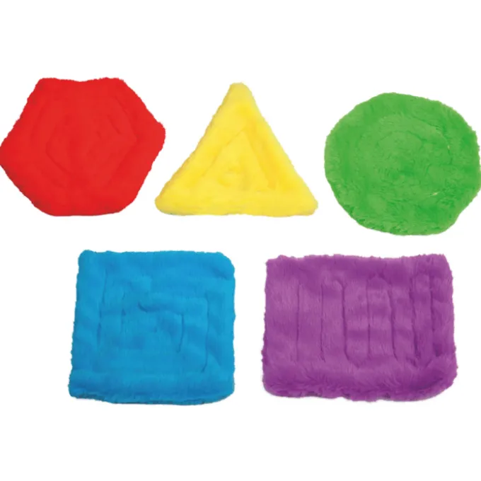 Fidget-labyrint - Geometri, 5 stk.