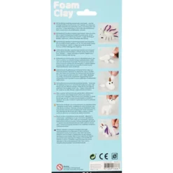 Foam Clay 3 x 14 gr. - Glitter/Metallic rosa