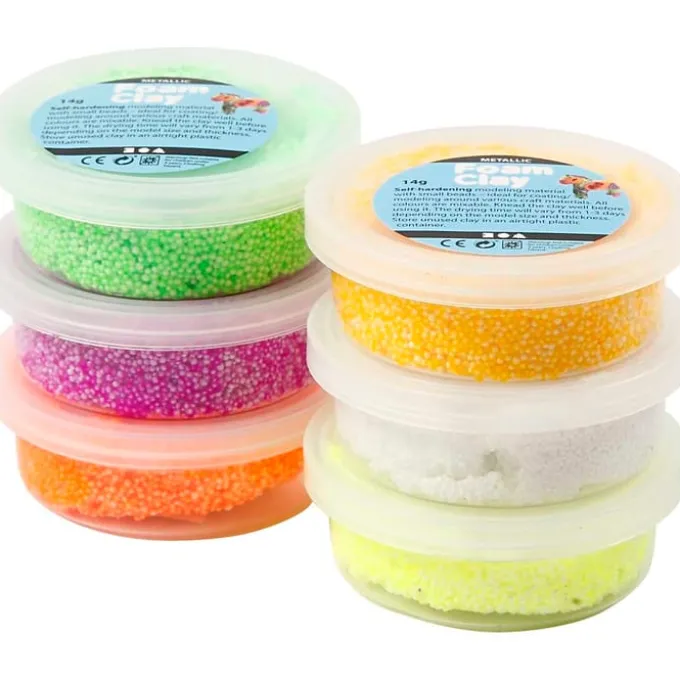 Foam Clay 6 x 14 gr. - Påskefarger