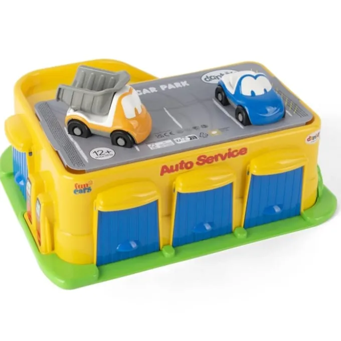 FunCars garasje, inkludert 2 biler