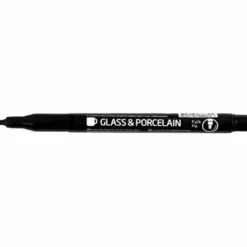 Glass- & porselenstusj - Kontur, halvdekkende