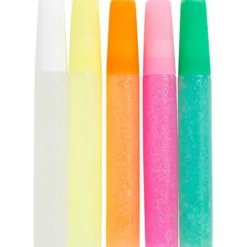 Glitterlim 10 ml. - Pastellfarger, 5 stk