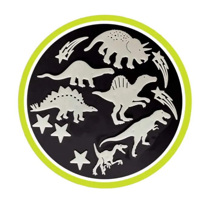 Glow - Dinosaurer + stjerner, 12 deler