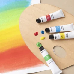 Gouache-maling 20 ml. - Basisfarger, 6 stk.