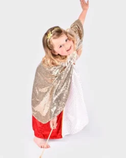 Gullkappe, stav, hårbånd, str. 3-8 år