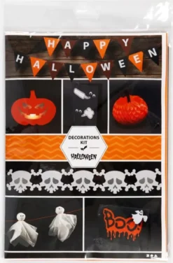Halloween dekorasjonssett