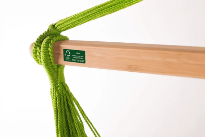 Hengekøyestol kingsize outdoor - Lime