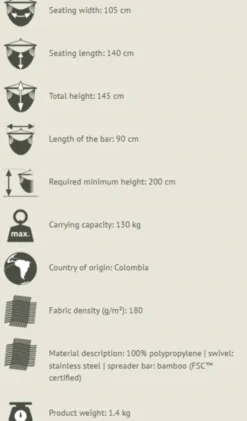 Hengestol single outdoor - Lime