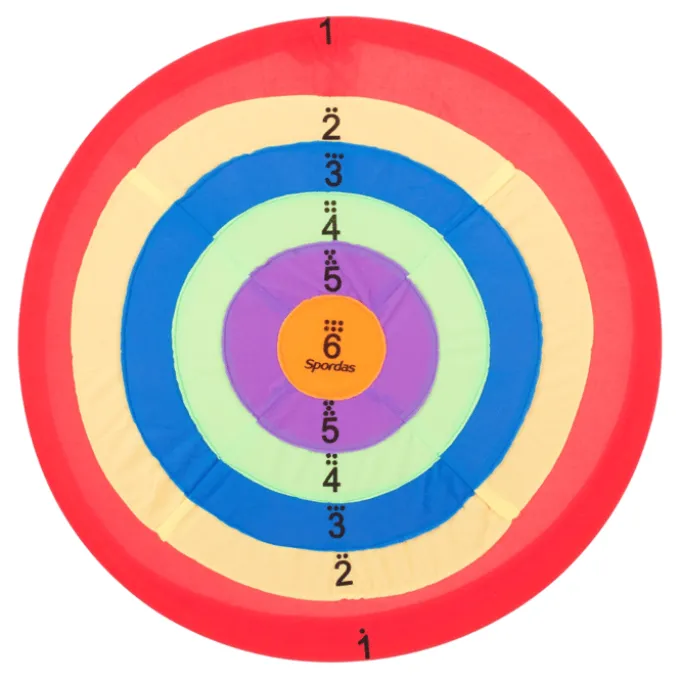 Hook'N'Loop målskivesett for rokkering Ø75 cm