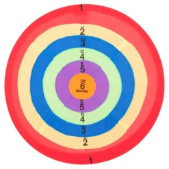 Hook'N'Loop målskivesett for rokkering Ø75 cm