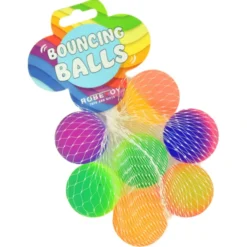 Hoppeballer Ø 2,7 cm - Neon, 7 stk