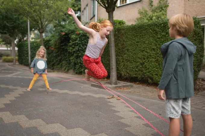 Hoppe strikk, 3 meter