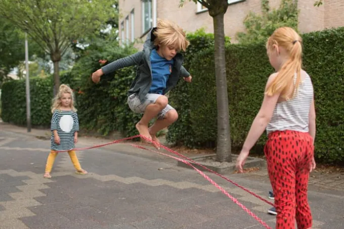 Hoppe strikk, 3 meter