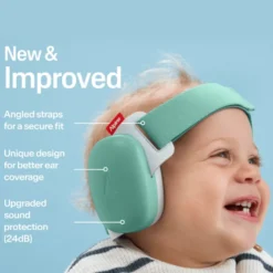 Hørevern Muffy Baby 1-4 år - Grønn