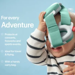 Hørevern Muffy Baby 1-4 år - Grønn