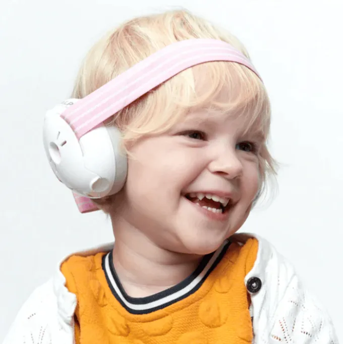 Hørselsvern Muffy Baby 1-3 år - Rosa