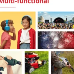 Hørselsvern Muffy Kids 5-12 år - Blå